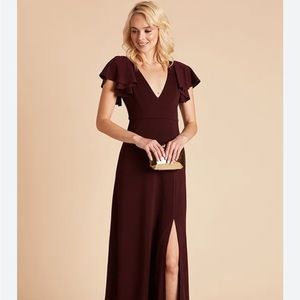 Birdy Grey Hannah Crepe Dress in Cabernet